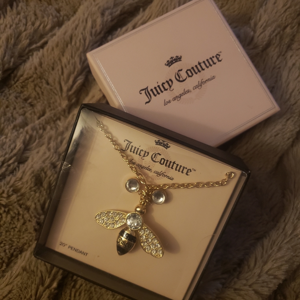 Juicy Couture necklace and earrings